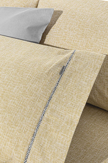Guy Laroche Sheet Sets Queen Flannel with Elastic 165x200+35cm. Sommer Sommer Flannel 4pcs