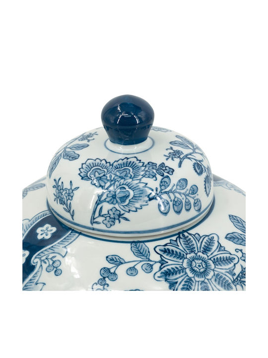 Artekko Decorative Vase Melania White 23x23x23cm