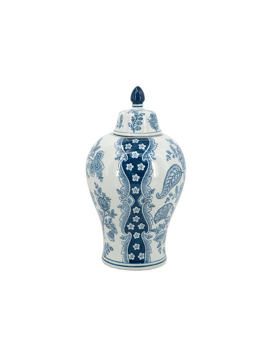 Artekko Decorative Vase Melania White 21x21x37cm
