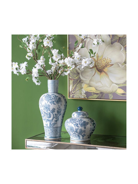 Artekko Decorative Vase Melania White 23x23x23cm