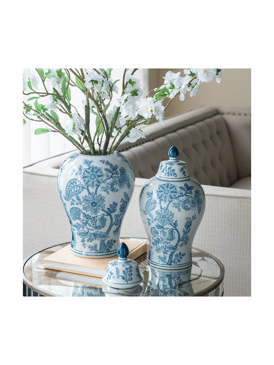 Artekko Decorative Vase Melania White 21x21x37cm