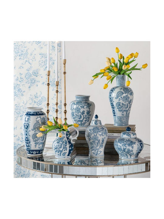 Artekko Decorative Vase Melania White 21x21x37cm