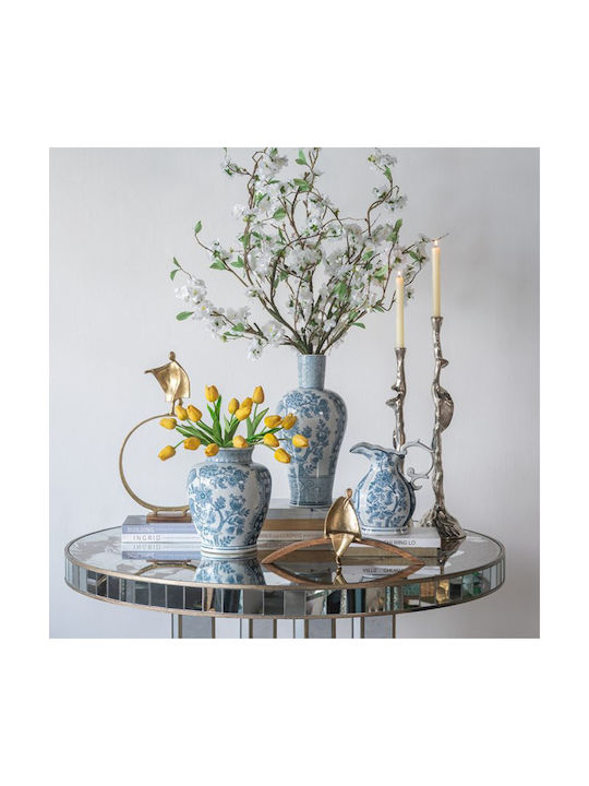 Artekko Decorative Vase Melania White 23x23x28cm