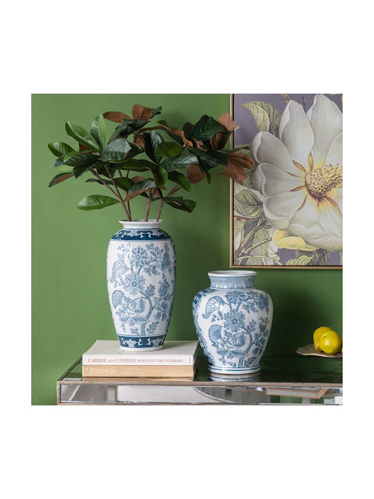 Artekko Decorative Vase Melania White 19x19x38cm