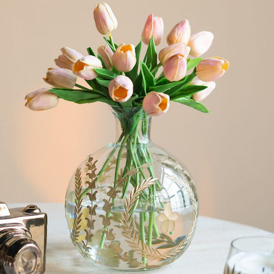 Artekko Decorative Vase Aphelios Transparent 20cm