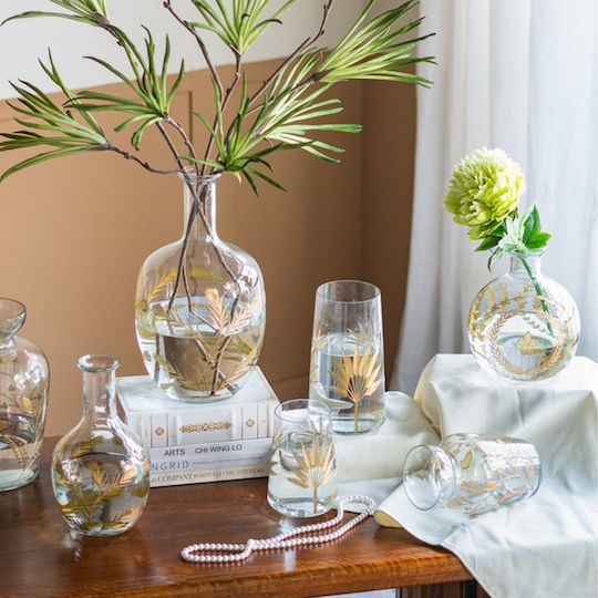 Artekko Decorative Vase Aphelios Transparent 20cm
