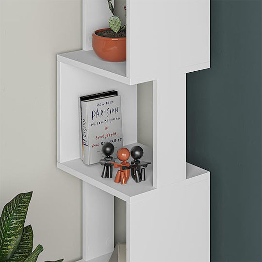 Bookcase Piri White 35x30x161cm