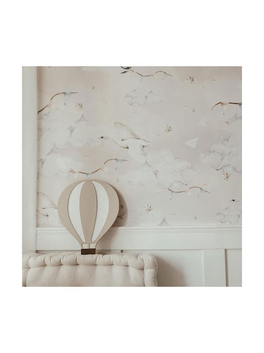 Magic Swans Blue Wall Wallpaper 100x280cm Dekornik