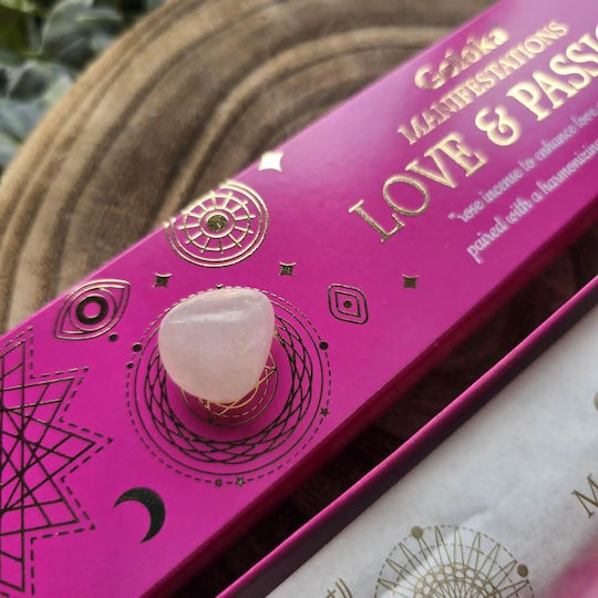 Goloka Duftstäbchen mit Duft Rose