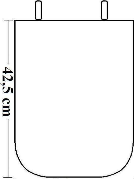 Bega Plast Plastic Toilet Seat White