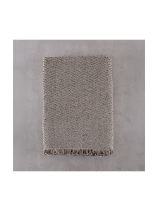 Rythmos Față De Pernă Yard Din 100% Bumbac Maro 40x40cm