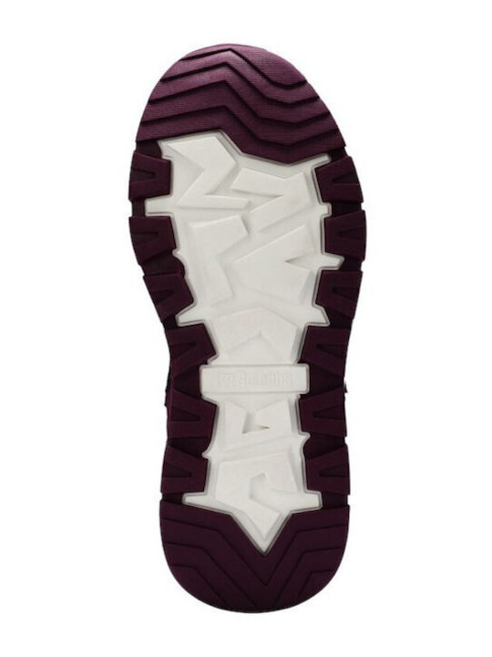 Kids Snow Boots with Velcro Red