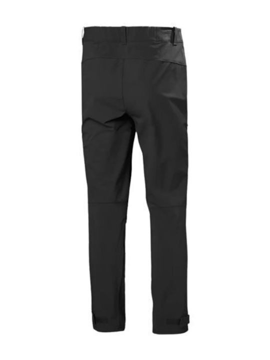 Helly Hansen Tur 2.0 Ανδρικό Μακρύ Παντελόνι Πεζοπορίας Μαύρο