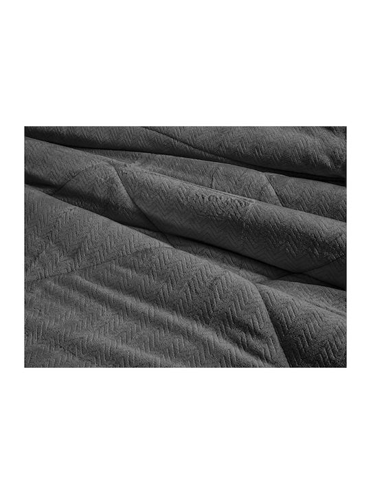 Guy Laroche Duvet Cover King Size 260x240cm Moore Anthracite 780 GSMGsm