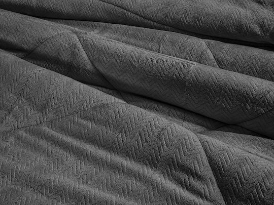 Guy Laroche Duvet Cover King Size 260x240cm Moore Anthracite 780 GSMGsm