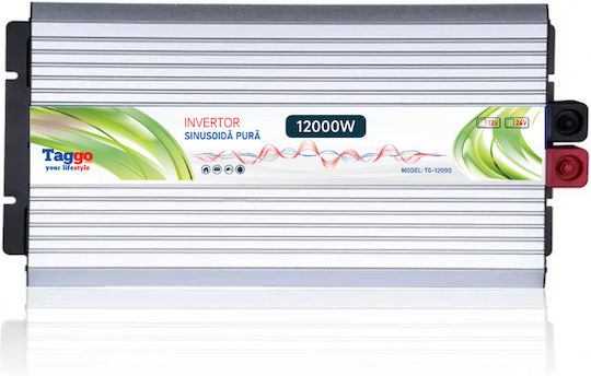 Taggo Invertor Auto Unda sinusoidală pură 6000W pentru Convertirea 24V DC în 220V AC