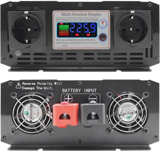 Taggo Invertor Auto Unda sinusoidală pură 6000W pentru Convertirea 24V DC în 220V AC