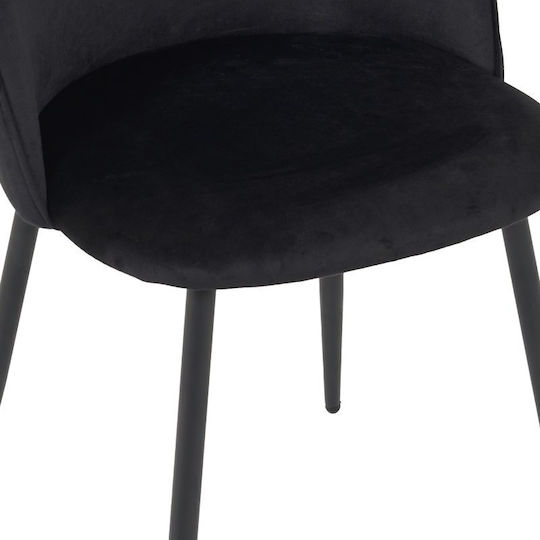 Perch Столички Трапезария плюшени Black Shade 2бр 50x43x82бр