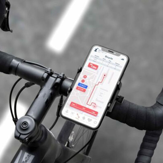 Fixed Bike Holder Bikee Alu Bicycle Motorcycle Multi-angle Adjustment 4 6.7'' Black Fixbia-bk