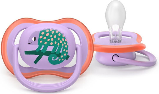 Philips Ultra Air Pacifiers Silicone with Case Red for 18+ months 2pcs