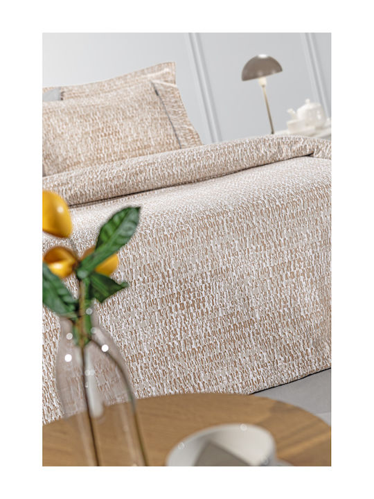 Guy Laroche Комплект Плик за Завивка Памучен Кинг Сайз с 2 Калъфки 225x245 Beaver Титан