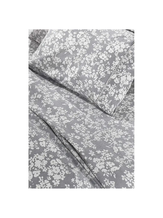 Guy Laroche Cotton Duvet Cover Set 225x245cm King Size With 2 Pillowcases Odett Flannel