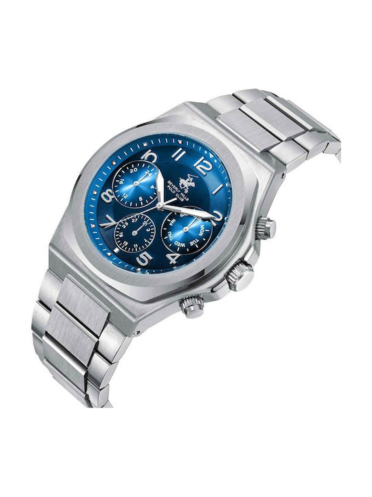 Beverly Hills Polo Club Uhr Batterie mit Metallarmband