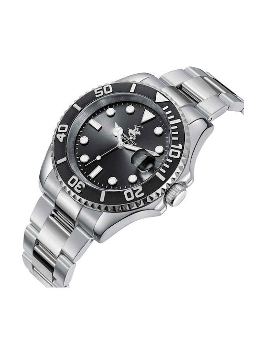 Beverly Hills Polo Club Uhr Batterie mit Metallarmband