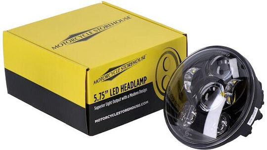 Far Față LED Harley Davidson Sportster XL Bright 5.75 Inch Unitate Far LED Negru