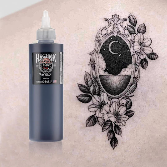 Cerneală de Tatuaj 240 Ml Cerneală Profesională de Tatuaj Microblading Negru Pur