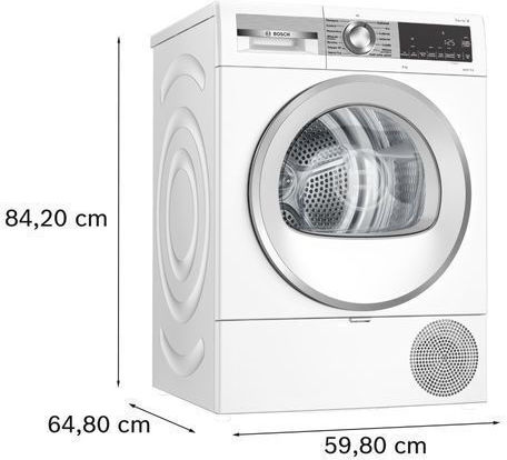 Bosch Serie 6 Tumble Dryer 9kg with Heat Pump