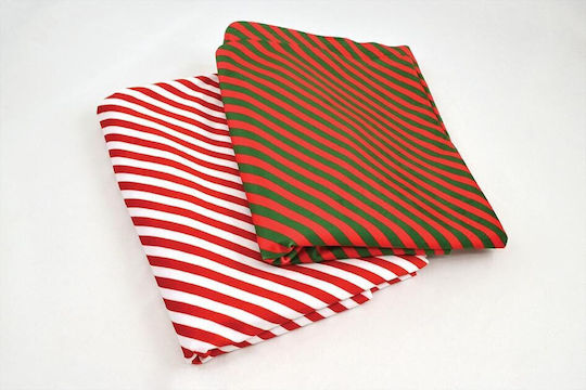 LiebeQueen Decoration Fabric Velvet Red-White