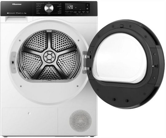 Hisense DH3S902BWCC Uscător de rufe 9kg cu pompă de căldură