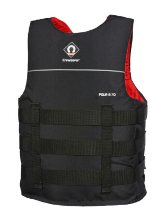 Water Sports Life Jacket Four B 70n Black Red