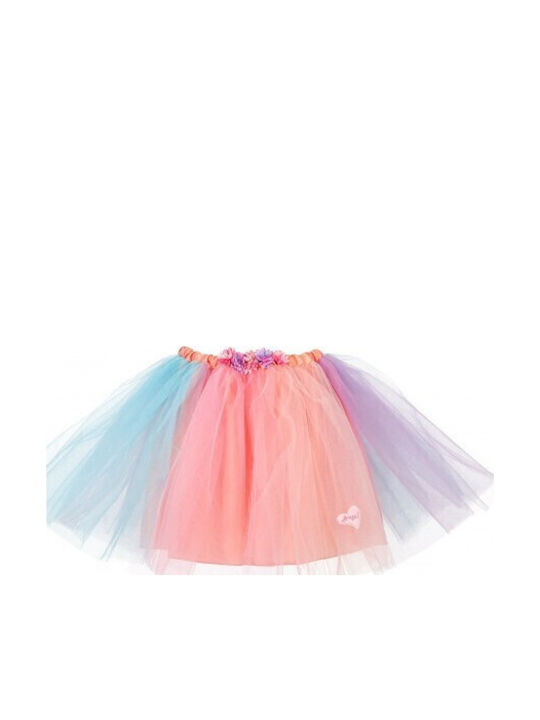 Kids' Tulle Tutu Skirt Floral Multicolored