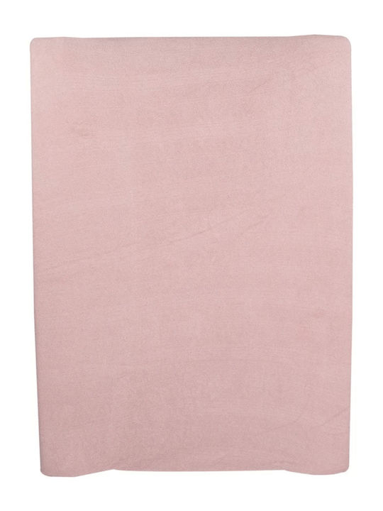 Trois Kilos Sept Changing Pad Cover made of Fabric Ecru/Pink 70x50cm