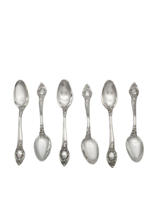 Savvas Design Set de Linguri Metalice Argintiu 6buc