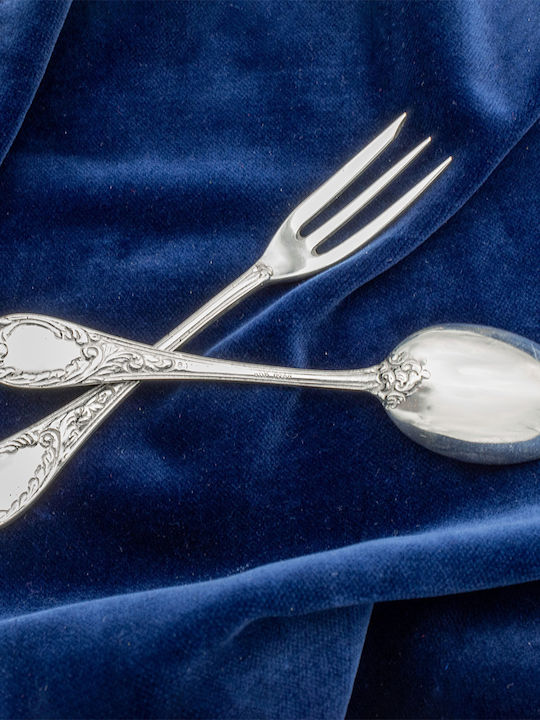 Savvas Design Löffelset Metall Silber 13.5cm 2Stück