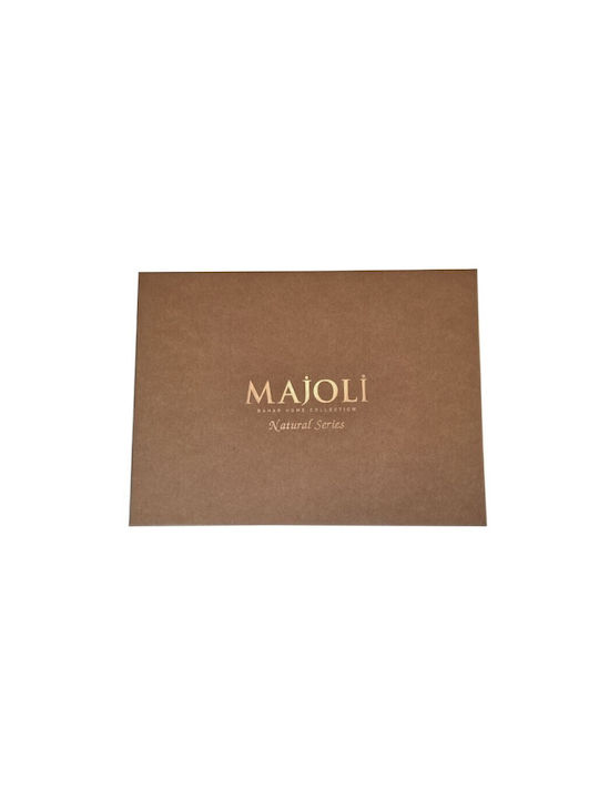 Majoli Bahar Set Husă de Pilotă Bumbac Single cu Față de Pernă & 1 Cearsaf 160x220 Antracit