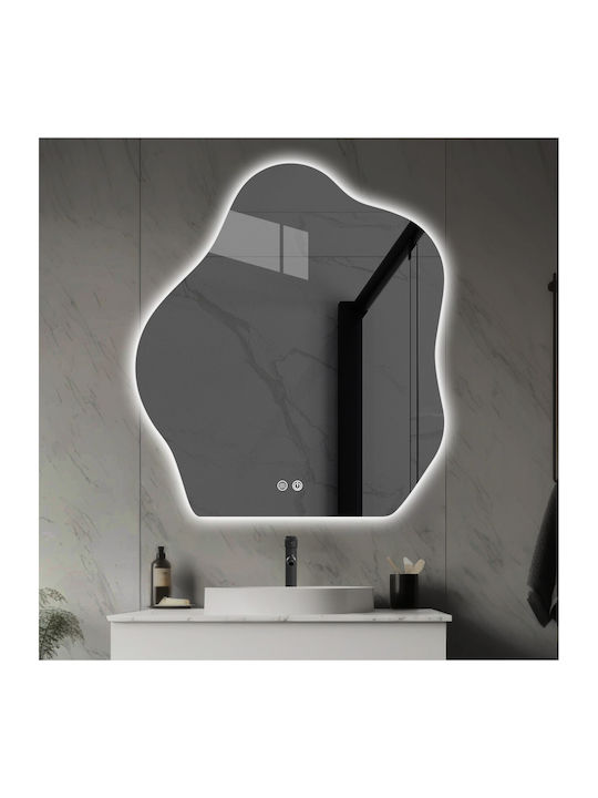Futura Badezimmerspiegel LED Berührung 70x80cm Weiß