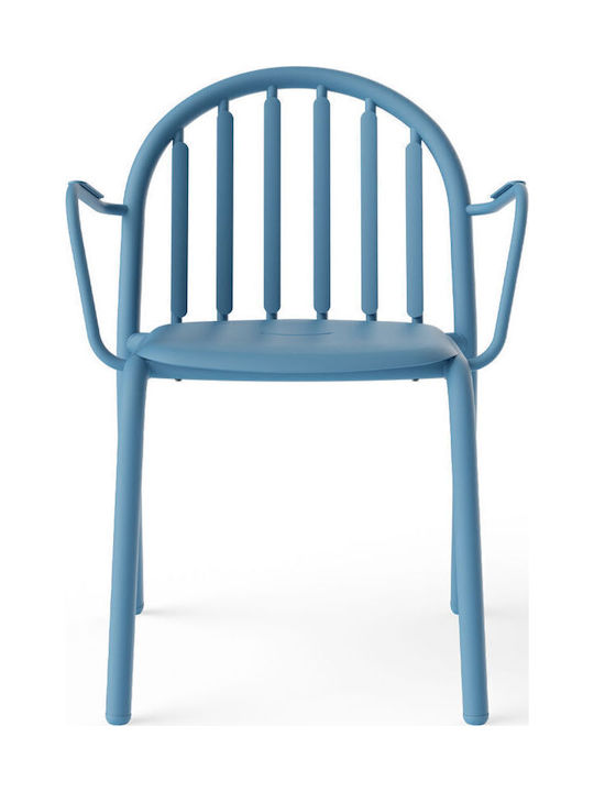Градински Стол Алуминиев Wave Син 2 Бройки 60x59.5x80.5см