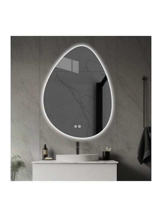 Futura Oglindă de Baie Lumini LED Atingere 60x80cm