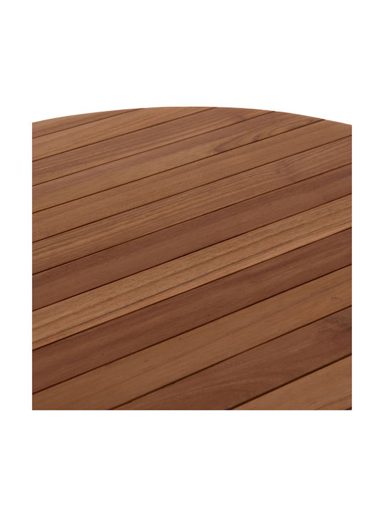 Dante Round Table Dining Room from Solid Wood Teak 46x46x75cm