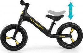 Milly Mally Kids Balance Bike Black