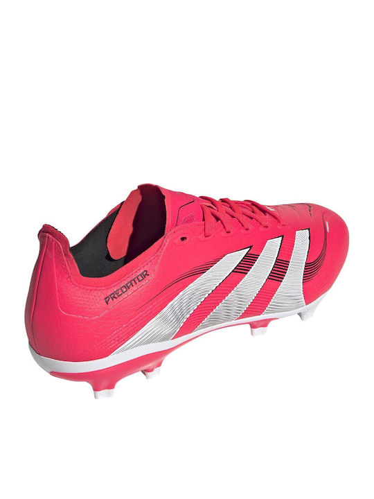 adidas Predator League Fußballschuhe mit Stollen Weiß