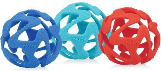 Nuby Μασητικό Οδοντοφυΐας Χωρίς BPA από Σιλικόνη για 3 m+ Γαλάζιο