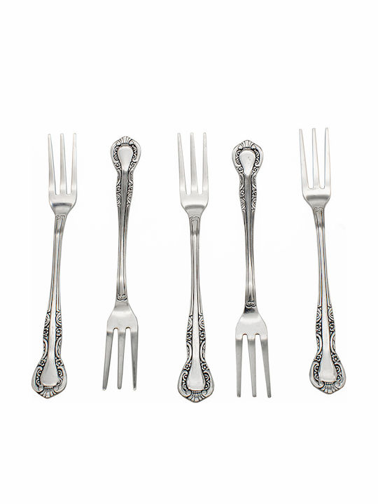 Savvas Design Set de Furculițe Alimente Inoxidabile Argintiu 5buc