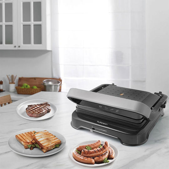 Rohnson Sandwich Maker Grill 2200W Black