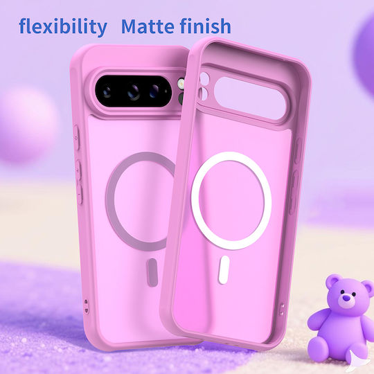 Techsuit Halofrost II Umschlag Rückseite Kunststoff Rosa (Google Pixel 10)