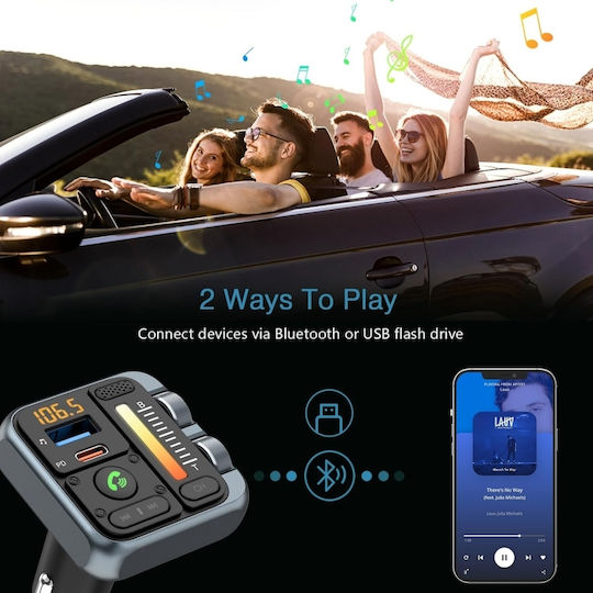 Pyramid FM предавател за кола с Bluetooth / USB